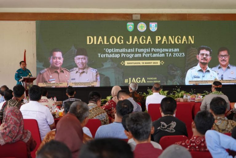 Bupati Banyuasin Buka Dialog Jaga Pangan RI