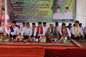 Sembari Kunjungan Safari Ramadhan, Bupati Dan Wabup Banyuasin Resmikan Masjid Raya Abi Husein