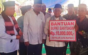 Anggota DPRD Banyuasin Ari Salahari Rutin Hadir Safari Ramadhan