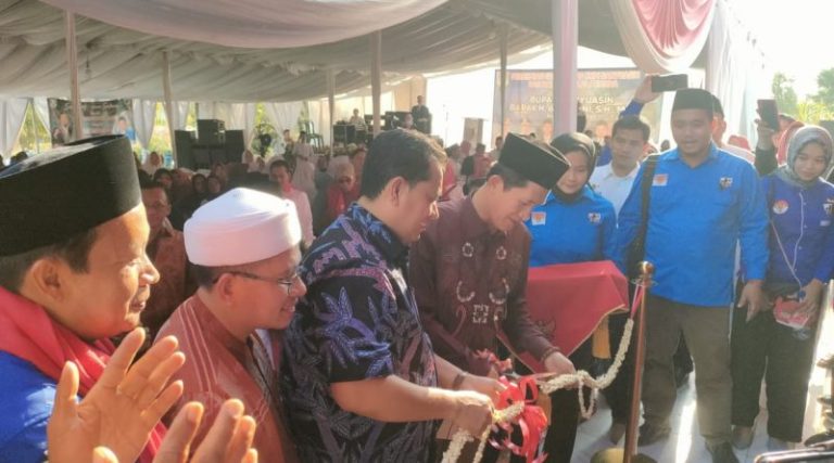 Gedung KNPI Banyuasin Diresmikan, Bupati Askolani : Jangan Dijadikan Tempat Pesta Miras