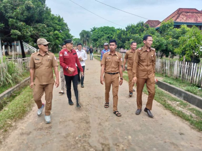 Tim Monev Kecamatan BA III dan Inspektorat cek Bangunan RTLH di Desa Terlangu