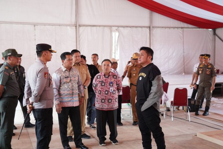 Herman Deru Tinjau Langsung Persiapan Harganas Ke-30 Yang Akan di Hadiri Wakil Presiden di Banyuasin