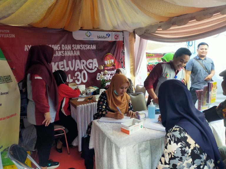 Wow, Harganas Ke- 30 di Banyuasin, Stand Kesehatan RSUD Capai 200 lebih Pengunjung