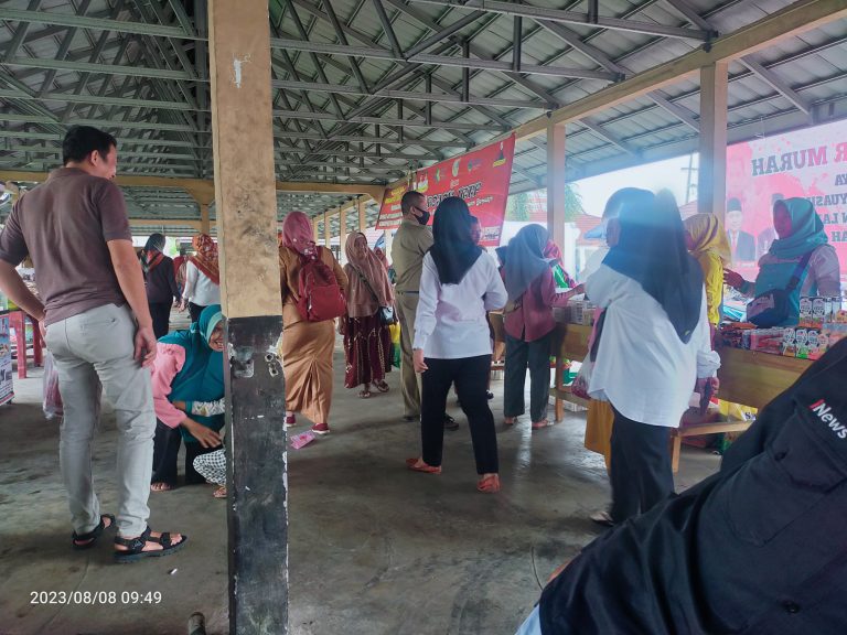 Bazar Pasar Murah di Banyuasin di Serbu ASN dan Honorer