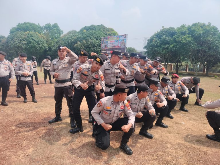 Polres banyuasin bersiap untuk menjelang pelaksanaan pesta demokrasi pada pemilihan umum di2024