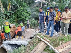 Jelang Arus Mudik, Pj. Bupati Banyuasin Pastikan Kesiapan Jalan Fungsional