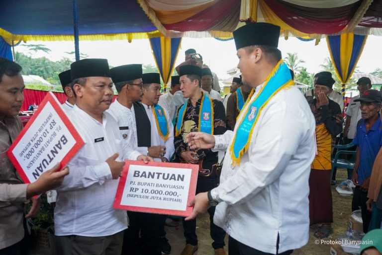 Safari Ramadhan Keliling Pemkab Banyuasin Malam 23 di Karang Agung Ilir