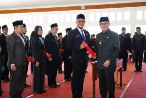 Ir. Apriansyah, ST., MM Resmi di Lantik Sebagai Kadis PUPR Banyuasin.