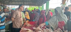 Pj. Bupati Banyuasin Sidak Beberapa Pasar Kecamatan Di Kabupaten Banyuasin Menjelang Hari Raya Idul Fitri 1445 Hijriah