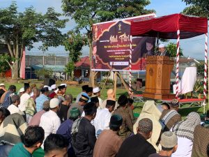 *Penuh Khidmat, Ribuan Warga Binaan Lapas Banyuasin Laksanakan Shalat Idul Fitri 1445 H*