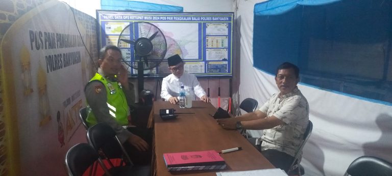 Pj Bupati Banyuasin Cek dan Kantrol Pos PAM 52 Kelurahan Satrio