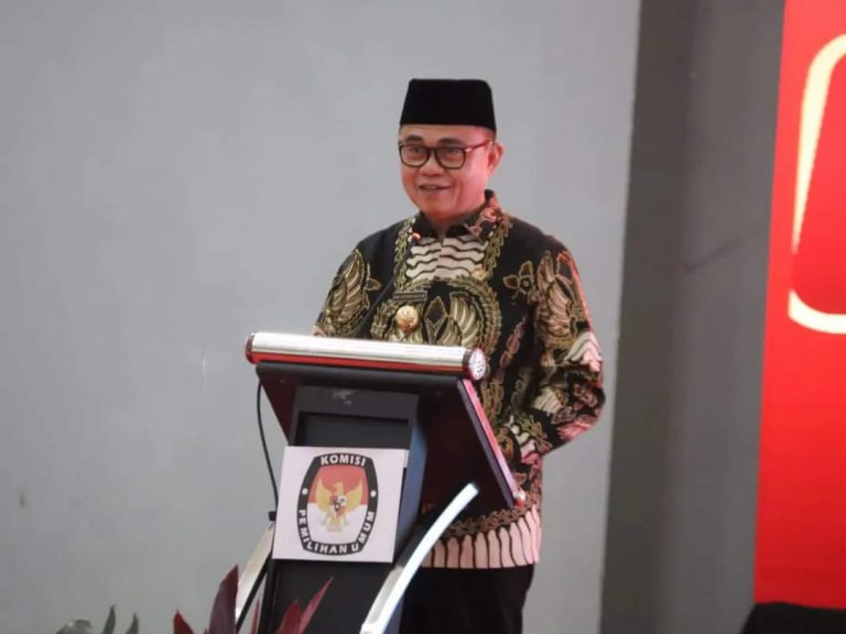 Pj. Bupati Banyuasin Hani S. Rustam: Tetap Komit Mendukung Penyelenggara Pemilu Tahun 2024