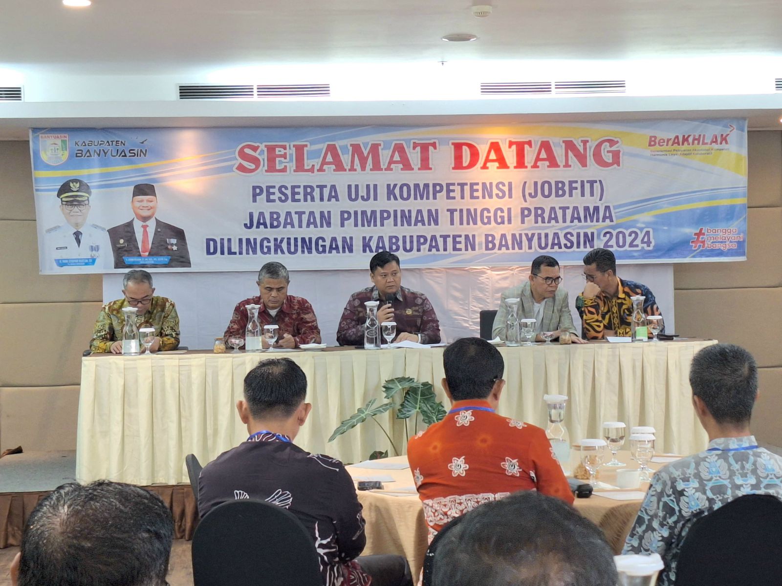 Sekda Banyuasin Resmi Membuka Jobfit Jabatan Pimpinan Tinggi Pratama Pemkab Banyuasin