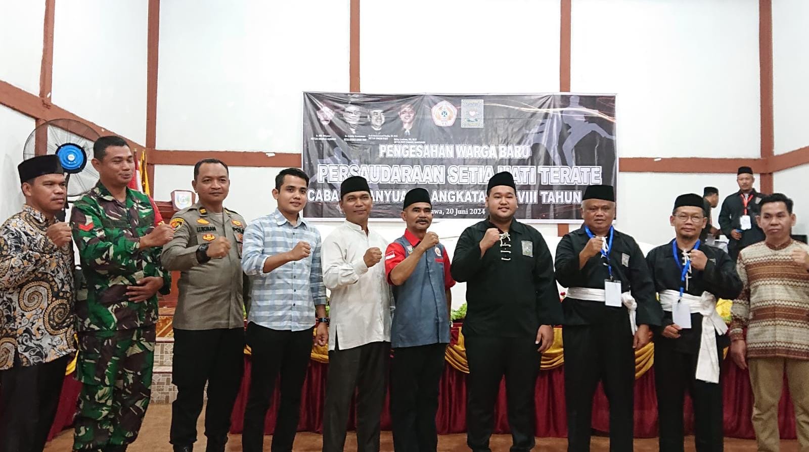 Ari Askolani Jadi Warga Kehormatan PSHT Banyuasin