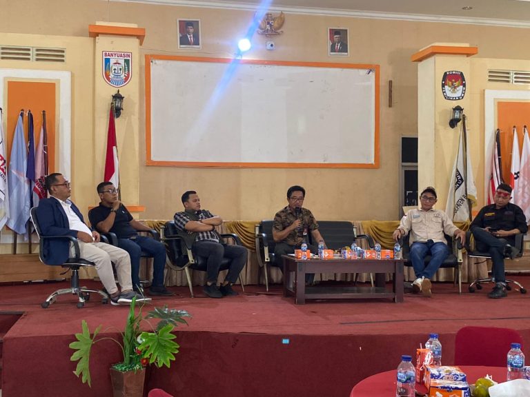 KPUD Banyuasin NGOPI Bareng Bersama Media, Ini Pembahasan yang di Wacanakan 