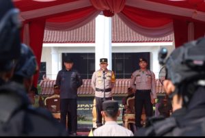 Polres Banyuasin Gelar Simulasi Sispamkota, Jelang pilkada 2024