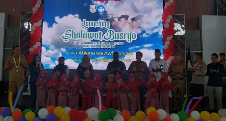 Launching Sholawat Busyro Disatuan Pendidikan Tahun 2024.