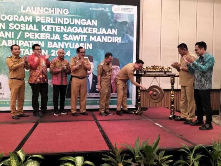 Ujung Tombak Perkebunan Dapatkan BPJS Ketenagakerjaan Dari Pemkab Banyuasin