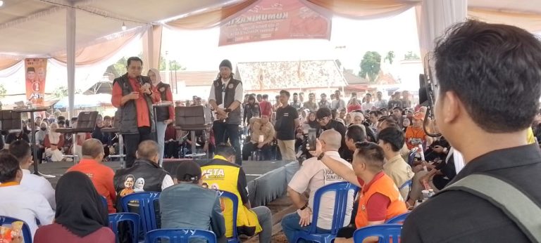 Komunikasi asyik ASTA di penuhi ribuan kaum milenial di 21 kecamatan Banyuasin