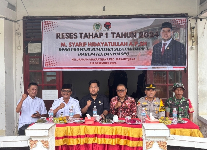 Langsung bertemu masyarakat, Anggota DPRD Sumsel M Syarif Laksanakan Reses tahap 1 di tiga kecamatan Banyuasin