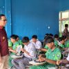 Lapas Banyuasin Bagikan Paket Makan Siang Bergizi Gratis Pada Siswa SMK Unggul Negeri 2 Banyuasin