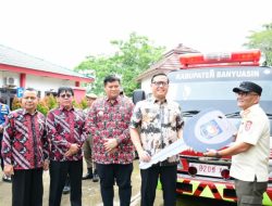 Pemkab Banyuasin Terima Hibah Mobil Damkar dari Jepang