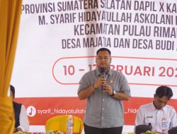 Tampung Keinginan Masyarakat, Syarif Hidayatullah Anggota DPRD Sumsel Reses di 4 Kecamatan