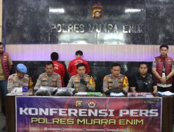 Polres Muara Enim Gulung Pelaku Penambangan Batu Bara Ilegal