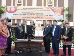 Rapat Paripurna Istimewa DPRD, Bupati Banyuasin: HUT Banyuasin Momentum “Gaspol” Pembangunan