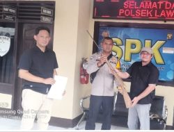 Secara Sukarela Demi Jaga Keamanan Bersama, Warga Serahkan Senpi Rakitan ke Polsek Lawang Kidul