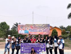 Nurholis” Kepala Desa Majatera, Gelar Pertandingan Liga Putra/Putri Putaran Ke9