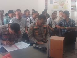 Polsek Indralaya Zoom Meeting Dukung Program Ketahanan Pangan Menuju Indonesia Emas 2045