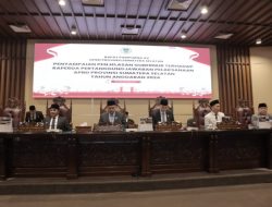 Paripurna DPRD Sumsel : Dengarkan Paparan HD Strategi Optimalisasi Keuangan Daerah