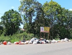 Kelurahan Kedondong Raye Dikepung Sampah, Meskipun Camat dan Lurah Beri Imbauan