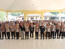 Kapolres Ogan Ilir Buka dan Ikuti Sosialisasi KUHP Baru: Penyuluhan UU No.1 Tahun 2023 kepada Seluruh Personil