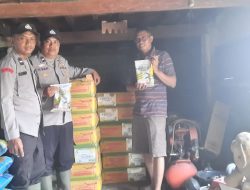 Sinergi dengan Dinas Pertanian, Polsek Muara Kuang Terima Bantuan Bibit Jagung Dari Dinas Pertanian Kabupaten Ogan Ilir