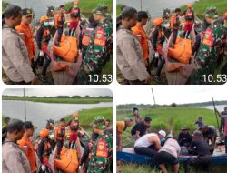 Jenazah Korban Tenggelam di Sungai Kelekar Ditemukan, Tim Gabungan Polsek Tanjung Batu,BPBD dan masyarakat Lakukan Evakuasi