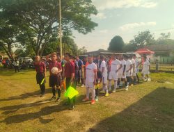 Laga PWI Banyuasin VS PGRI Turut Meriahkan HUT RI ke 80 Tahun