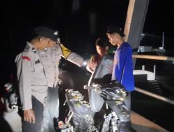 Polsek Muara Kuang Laksanakan Giat KRYD Siaga Malam Hari Libur, Antisipasi Balap Liar dan Tindak Kejahatan di Jalan Raya