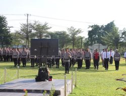 Polres Ogan Ilir Ikuti Secara Virtual Upacara Pemberian Penghargaan Personil Berprestasi Jajaran Polda Sumsel