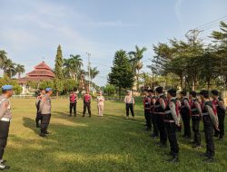 Sat Samapta Polres Ogan Ilir Gelar Apel Fungsi, Tegaskan Disiplin dan Larangan Judi Online serta Narkoba