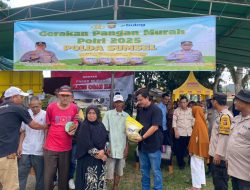 KEGIATAN GERAKAN PANGAN MURAH POLRES OGAN ILIR BEKERJA SAMA DENGAN PERUM BULOG DALAM RANGKA MEMPERINGATI HUT KEMERDEKAAN RI KE-80