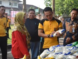 Polres Muara Enim Gelar Gerakan Pangan Murah, Wujud Nyata Kepedulian untuk Rakyat