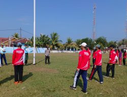 Sinergi Polsek dan Koramil Muara Kuang Gembleng Paskibra Jelang HUT ke-80 RI