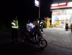 Demi terciptanya situasi yang kondusif  Personil Polsek Muara Kuang Laksanakan giat KRYD