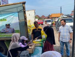 POLRES OGAN ILIR GELAR GERAKAN PANGAN MURAH BERSAMA PERUM BULOG UNTUK STABILISASI HARGA DAN PASOKAN BERAS