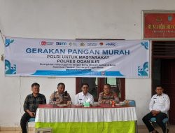 GIAT GERAKAN PANGAN MURAH POLRI UNTUK MASYARAKAT POLRES OGAN ILIR DI DESA PAYAKABUNG KECAMATAN INDRALAYA UTARA KABUPATEN OGAN ILIR. 