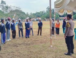 Personil Subsektor Rambang Kuang Berikan Arahan Paskibra Kecamatan Rambang Kuang 