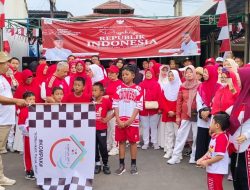 Semarak HUT RI Ke-80 Warga Komplek SPP II Palembang Gelar Jalan Santai 