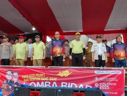Polsek Tanjung Raja polres ogan ilir Laksanakan Pengamanan Lomba Bidar Piala Bupati Ogan Ilir
